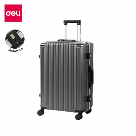 กระเป๋าเดินทางล้อลาก DELI EH1055-GR-24-01 24 นิ้ว สีเทา_0